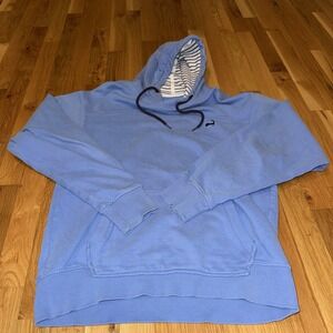 Cuffy's Cape Cod Hoodie Pullover Mens Small ‎ Blue
